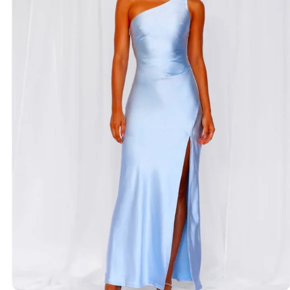 one shoulder dress hello molly One Shoulder Maxi Dresses